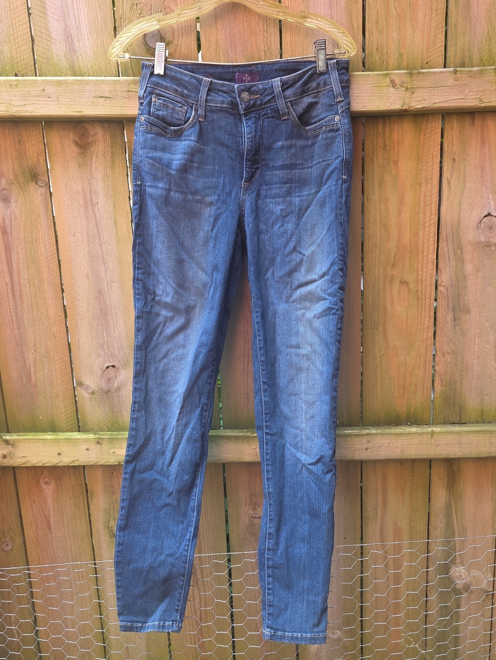 NYDJ Women's Skinny Jeans in Medium Blue Wash